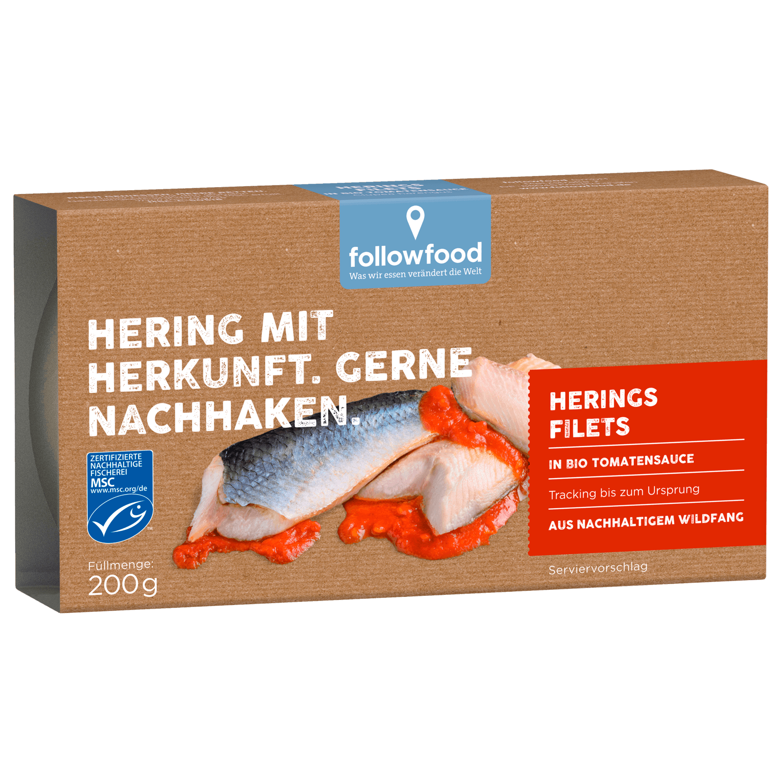 Followfish Heringsfilet in Tomatensauce 200g