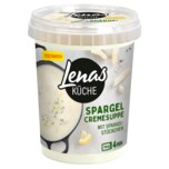 Lenas Küche Spargel-Cremesuppe aus frischem Spargel mit Sahne verfeinert 500g