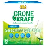 Fit Grüne Kraft Geschirrspül-Tabs Classic 648g, 36 Tabs