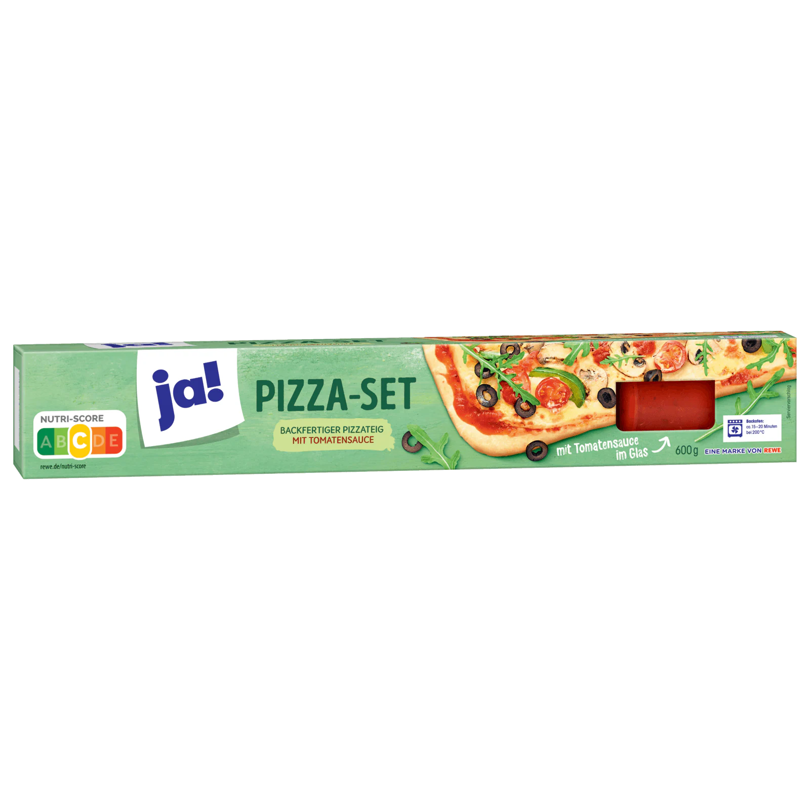 ja! Backfertiger Pizzateig mit Sauce 600g bei REWE online bestellen!