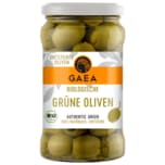 Gaea Bio Biologische entsteinte grüne Oliven 290g