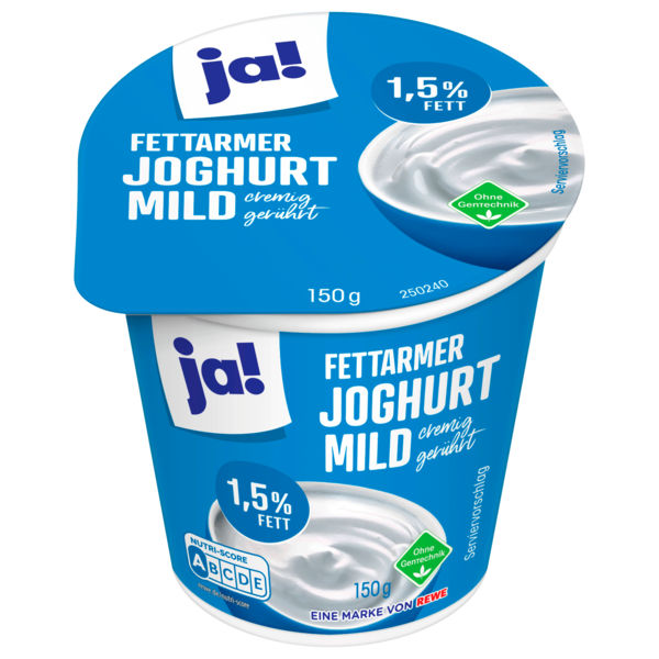 ja! Fettarmer Joghurt 1,5 150g bei REWE online bestellen!