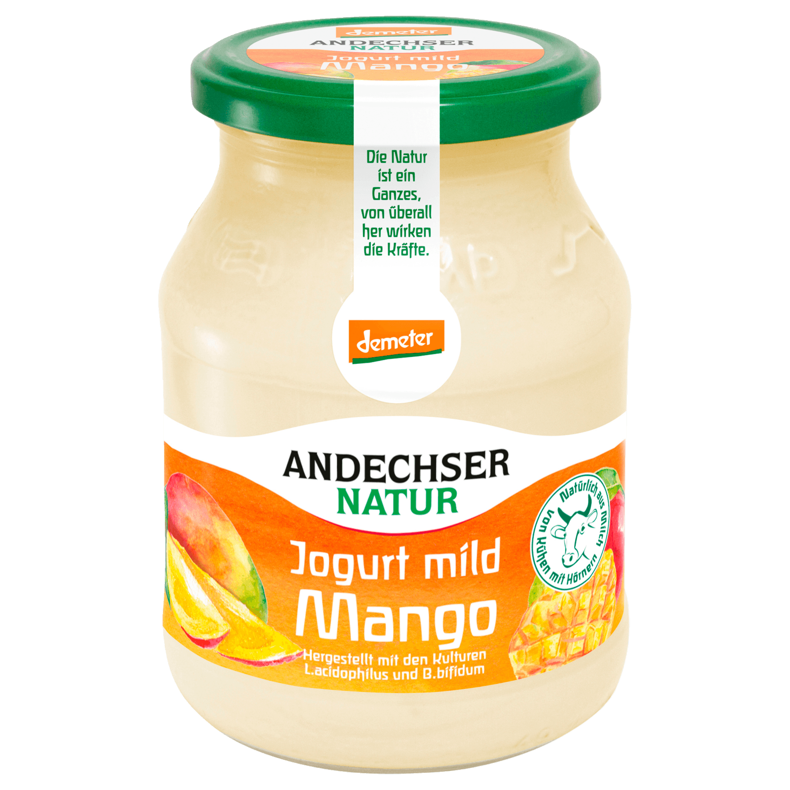 Andechser Natur Bio Demeter Joghurt mild Mango 500g