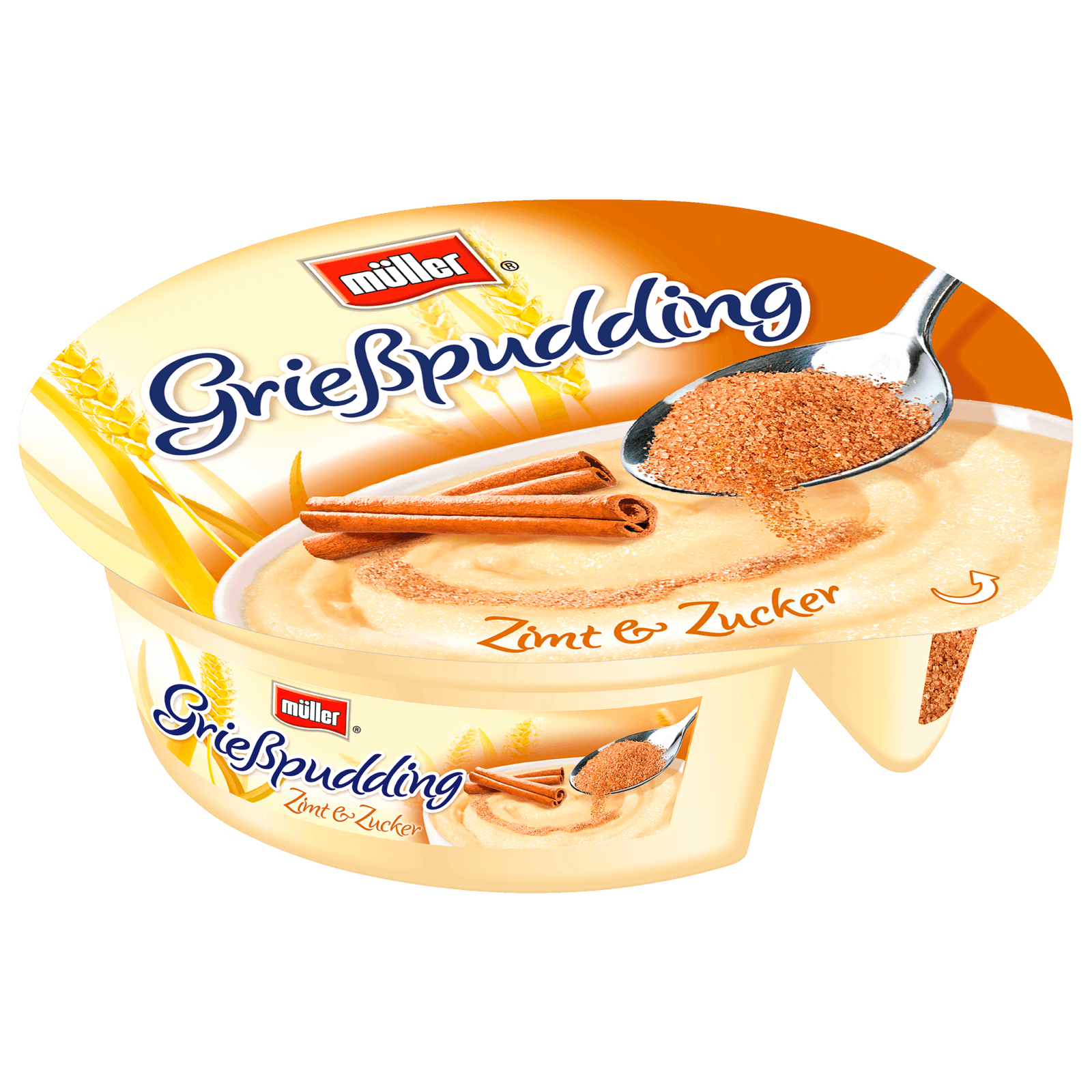 Müller Grießpudding Zimt & Zucker 132g bei REWE online bestellen!