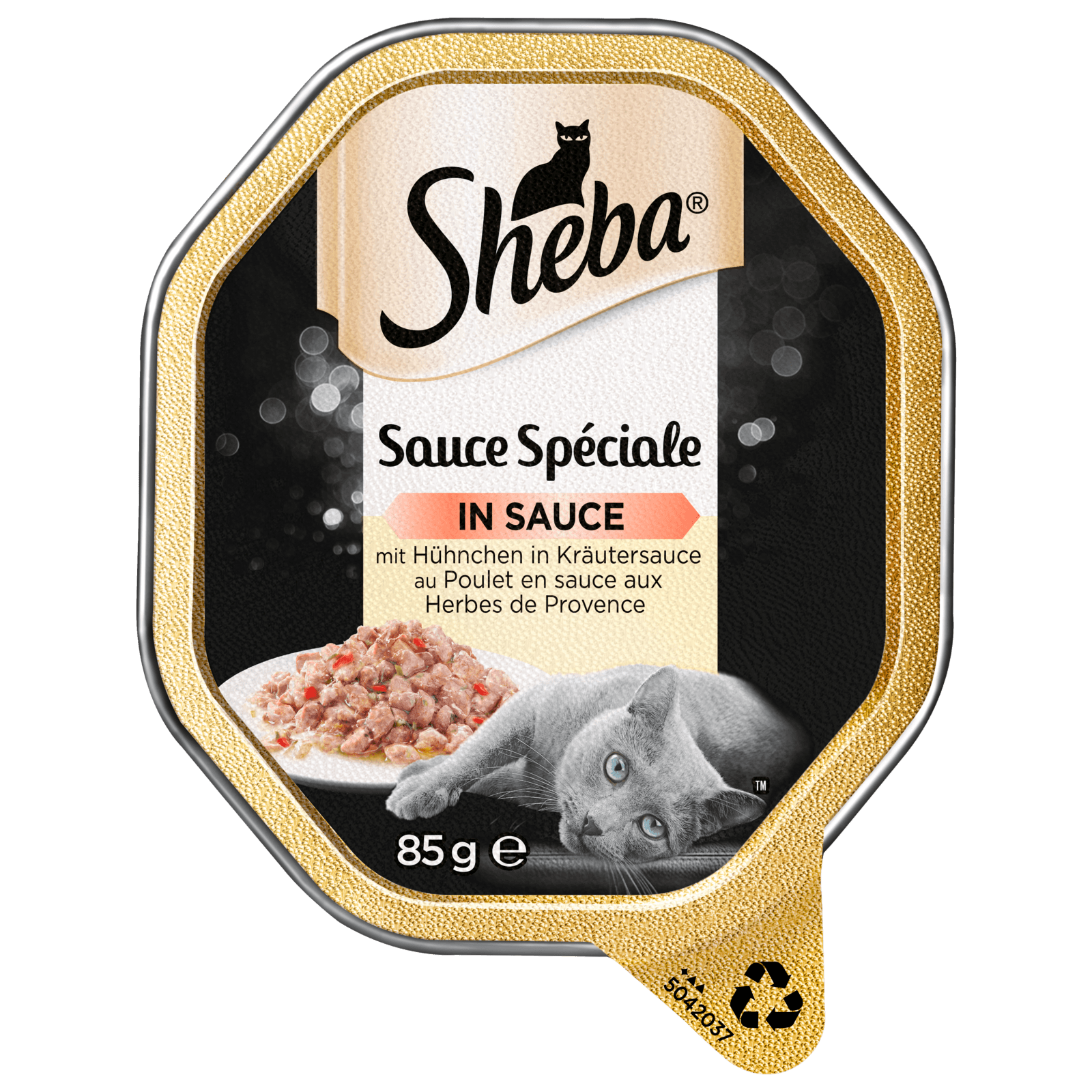 Sheba Sauce Spéciale mit Hühnchen in Kräutersauce 85g