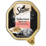Sheba Selection in Sauce mit Rinderhäppchen 85g