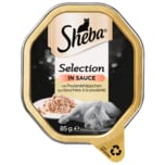 Sheba Schale Selection in Sauce mit Poulardehäppchen 85g