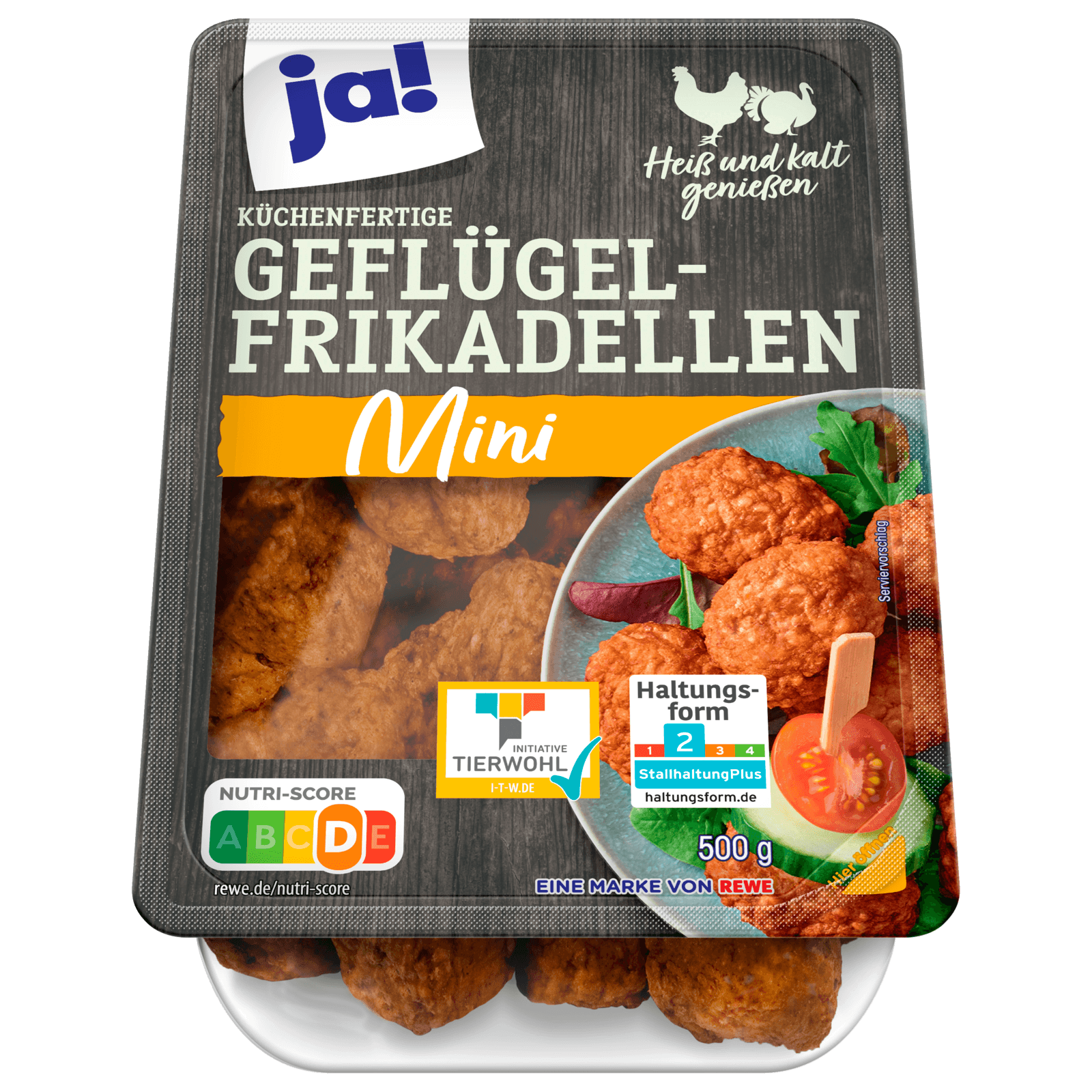 ja! Mini-Geflügelfrikadellen 500g