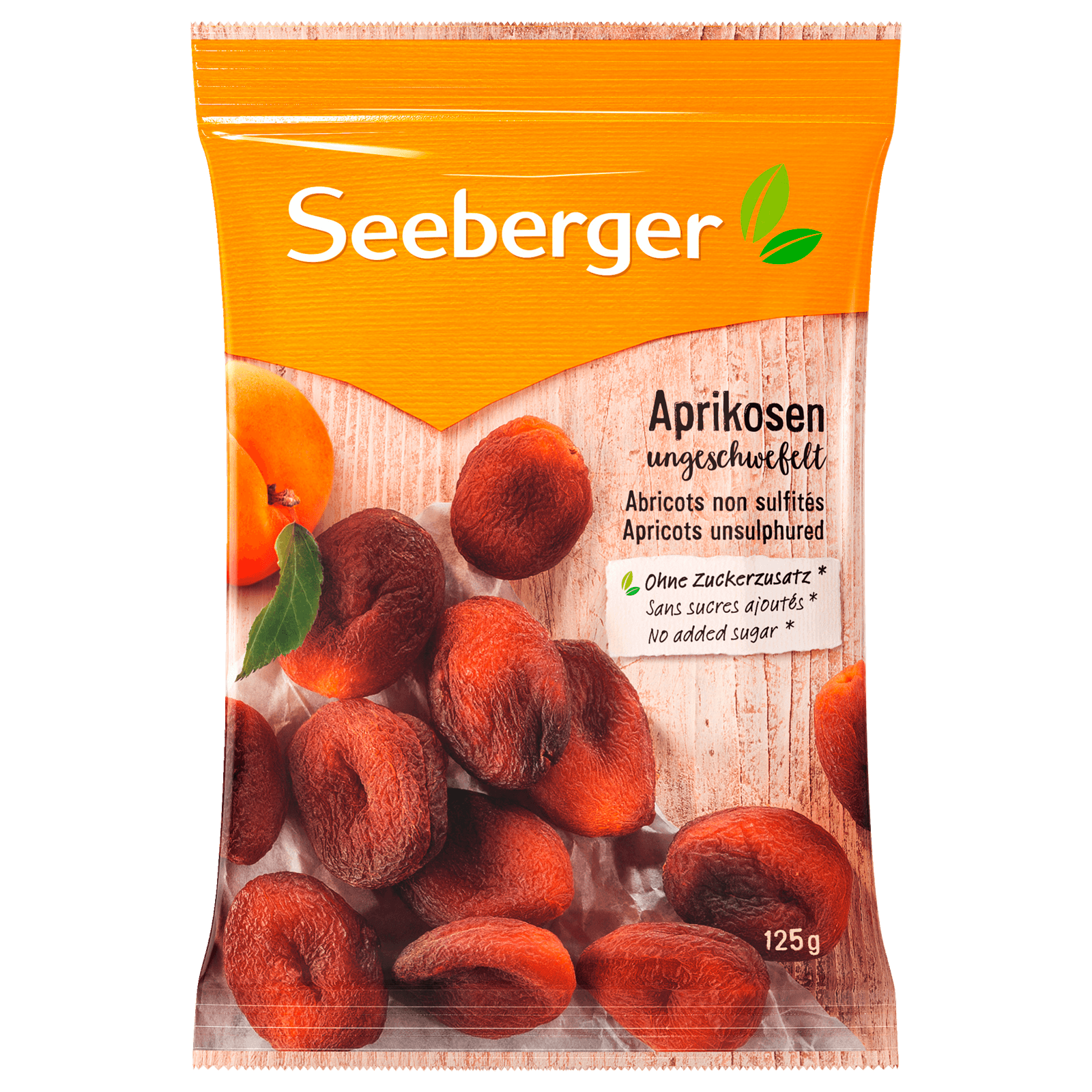 Seeberger Aprikosen Ungeschwefelt 125g