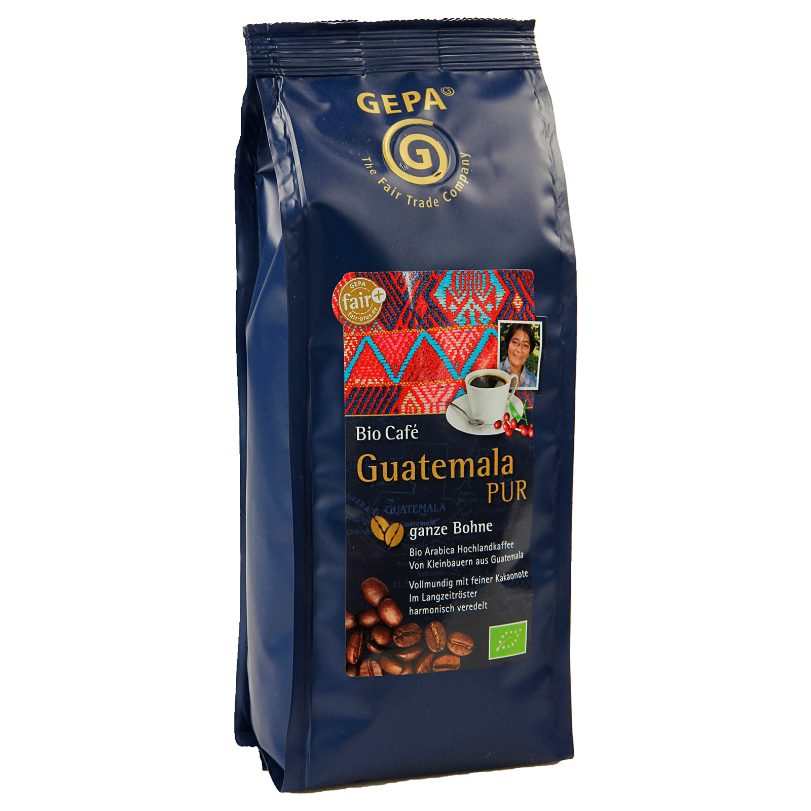 Gepa Bio Guatemala Pur ganze Bohne 250g