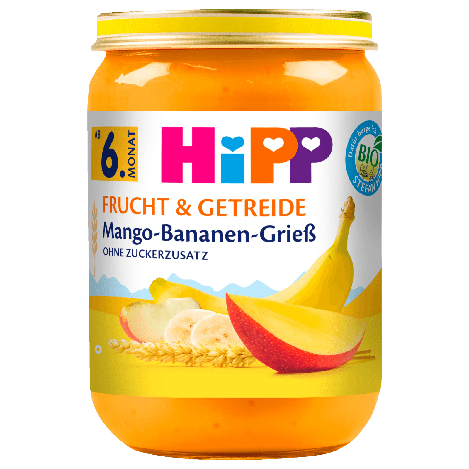 Hipp Bio Mango Banane Griess 190g