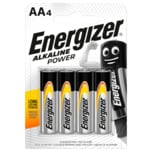 Energizer Alkaline Power Mignon-Batterien AA 4 Stück