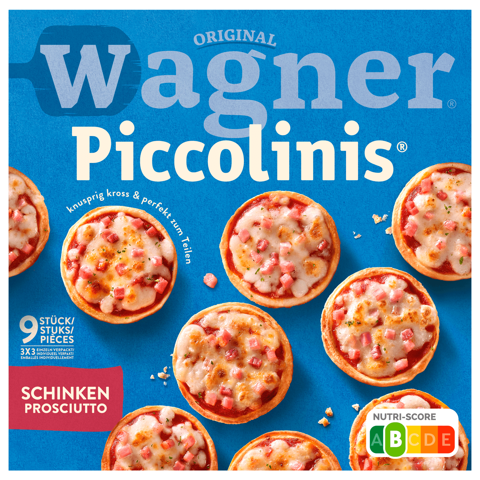 Original Wagner Pizza Steinofen Piccolinis Schinken ...