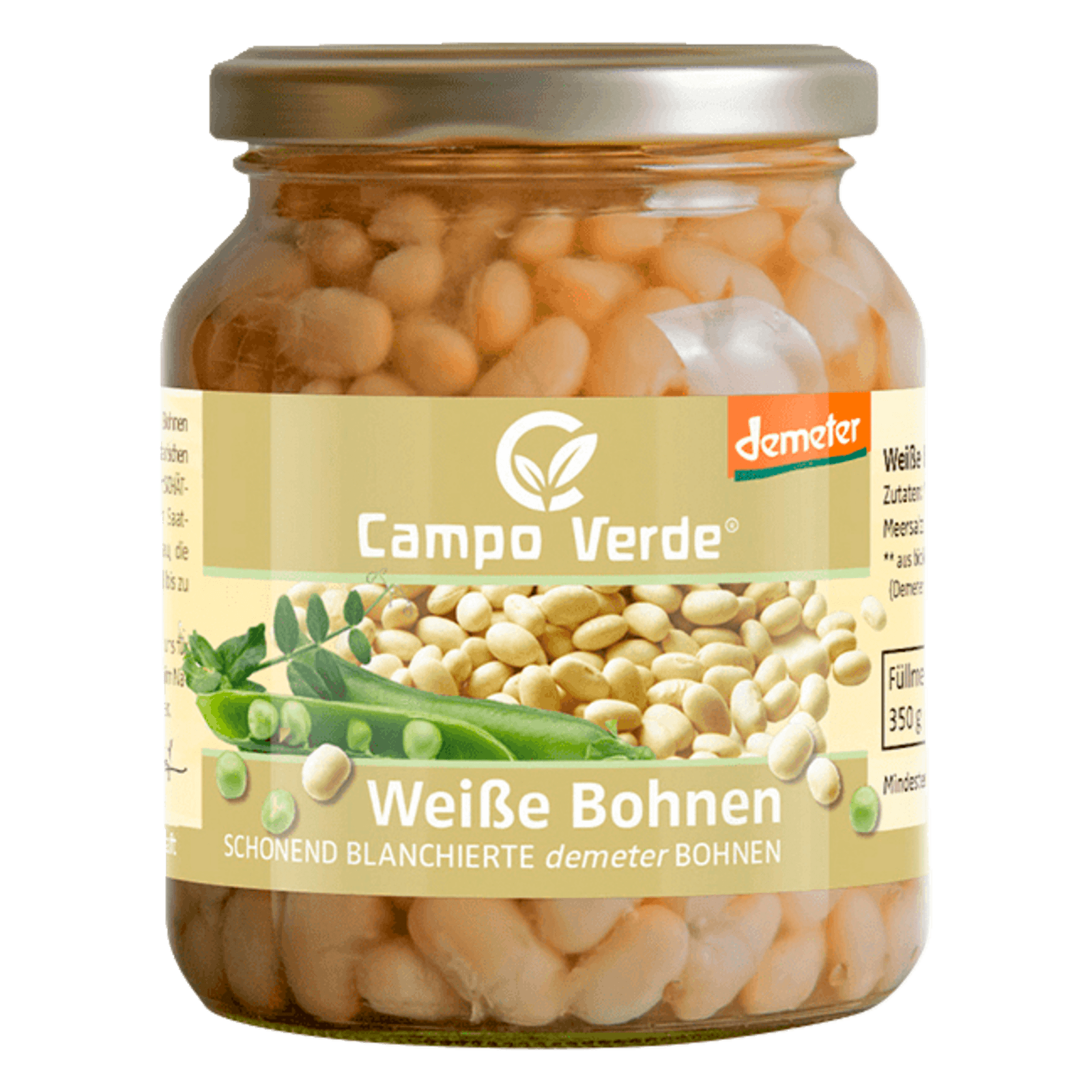 Campo Verde demeter Bio Weiße Bohnen 350g bei REWE online