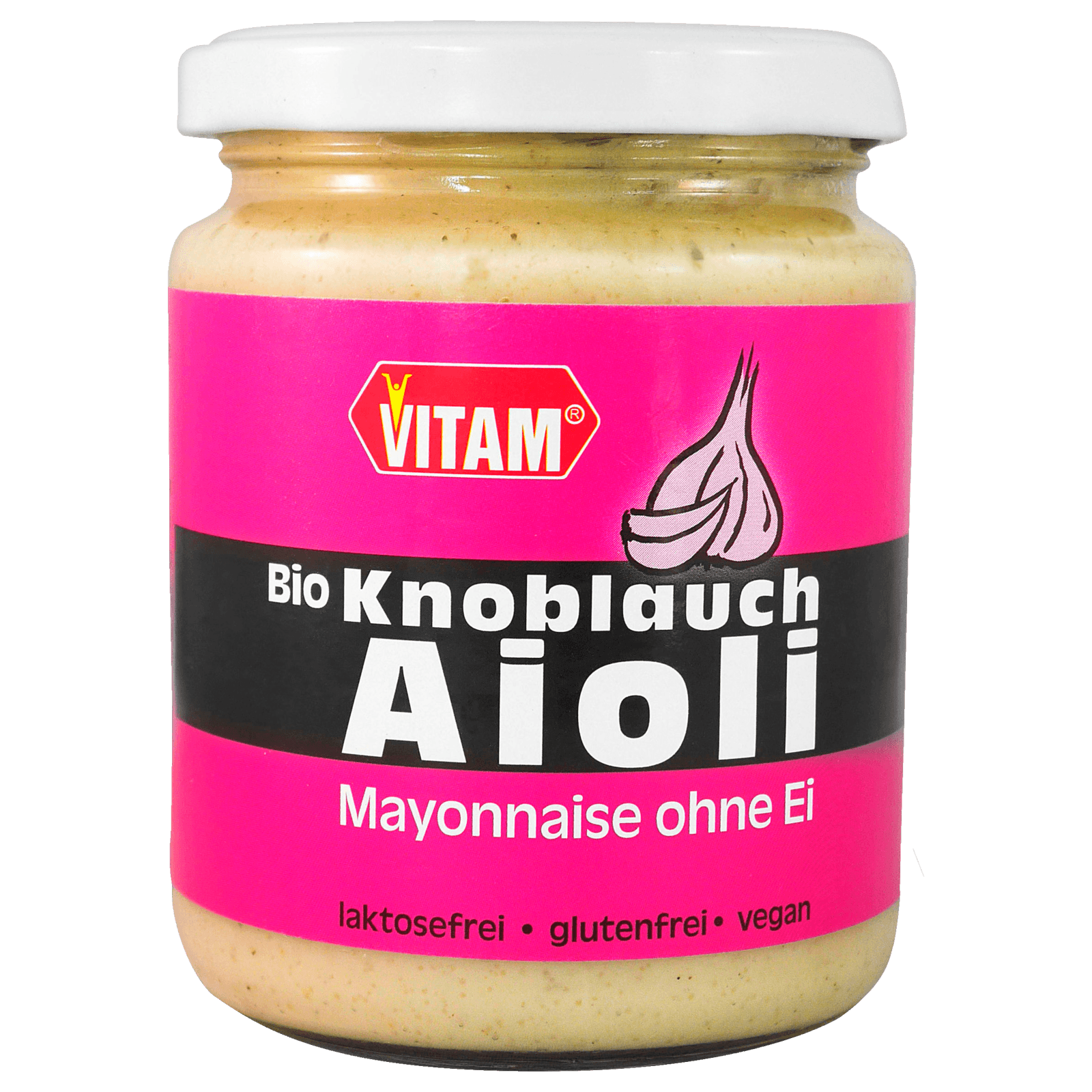 Vitam Bio Knoblauch Aioli Mayonnaise vegan 225ml bei REWE online bestellen!