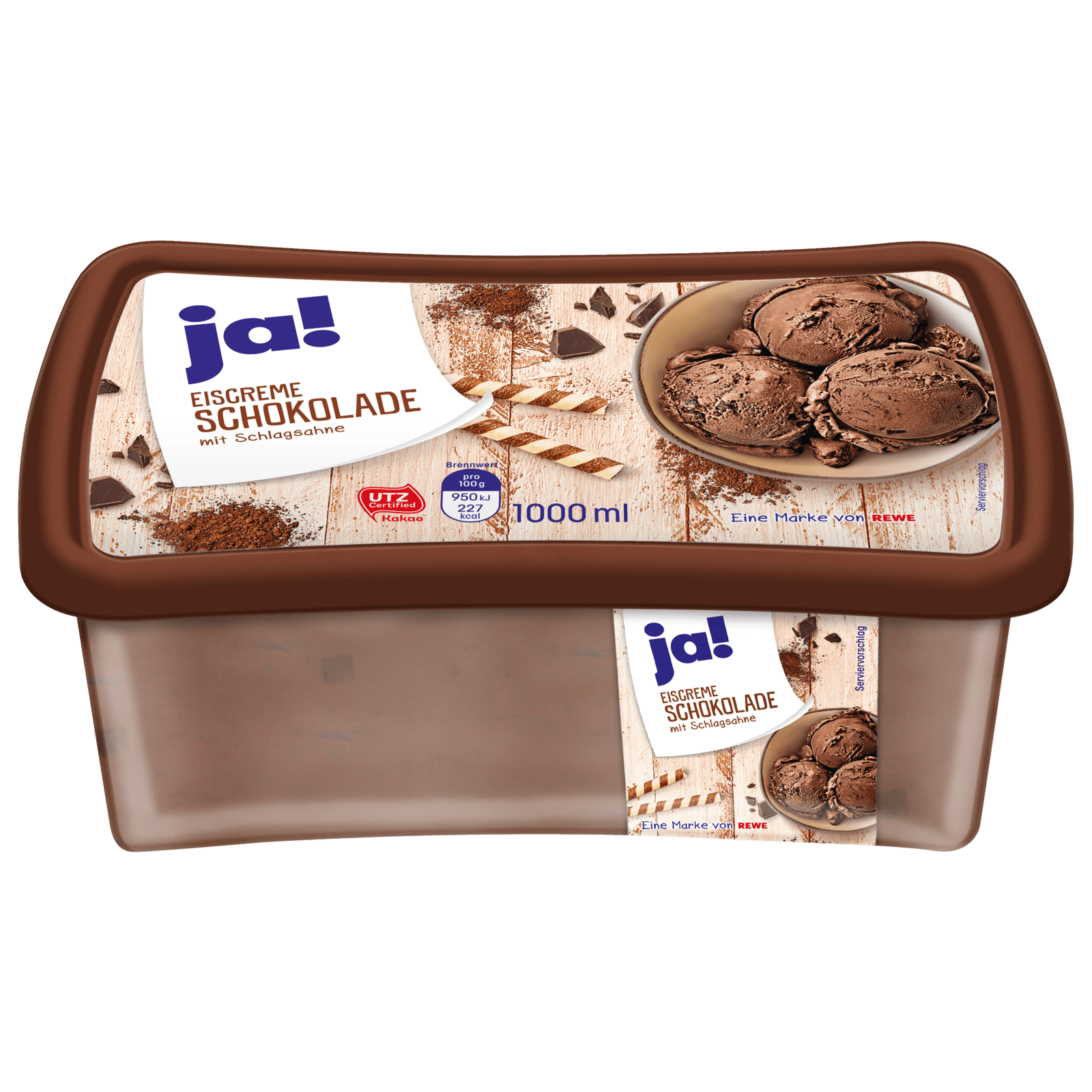 Ja Eiscreme Schokolade 1000ml Bei Rewe Online Bestellen