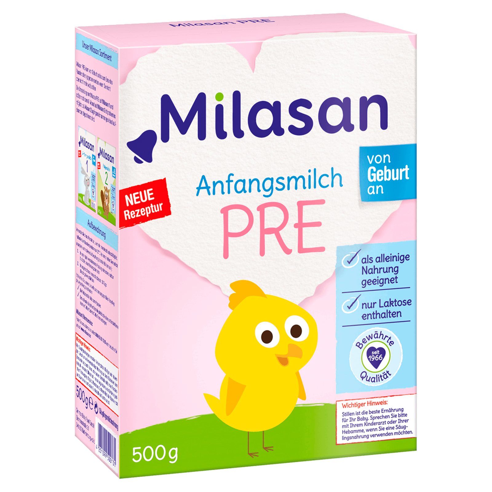 Milasan Anfangsmilch PRE von Geburt an 500g bei REWE ...