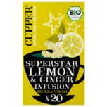 Cupper Bio Zitronentee mit Ingwer 50g, 20 Beutel