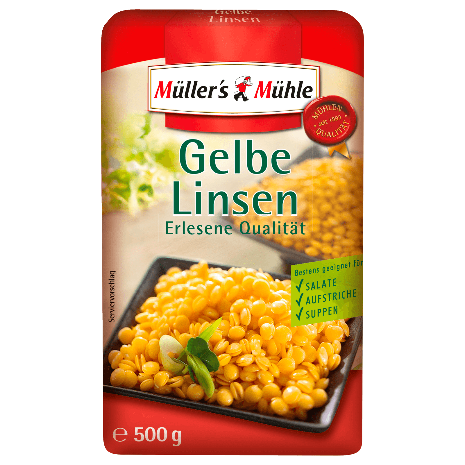 Müller's Mühle Gelbe Linsen 500g Bei REWE Online Bestellen!