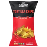Henderson and Sons Tortilla Chips Hot Chili Taste 450g