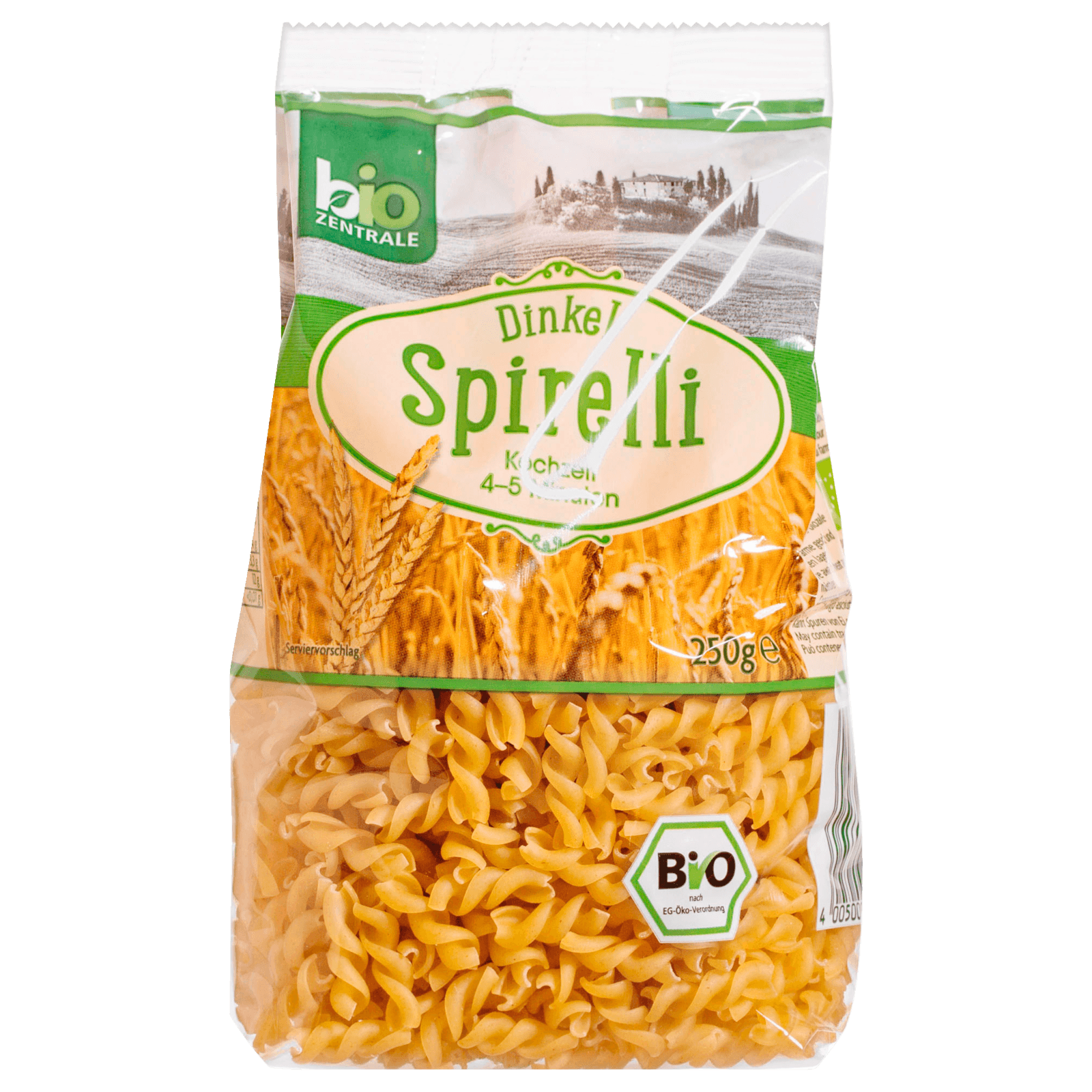 Biozentrale Bio Dinkel Spirelli 250g