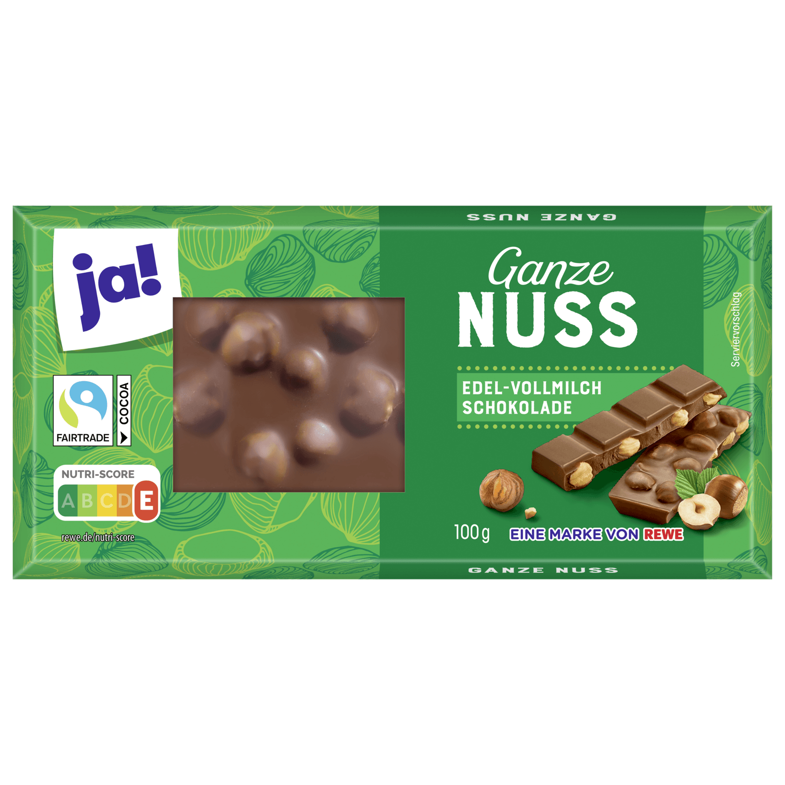 Ja Schokolade Ganze Nuss 100g Bei Rewe Online Bestellen