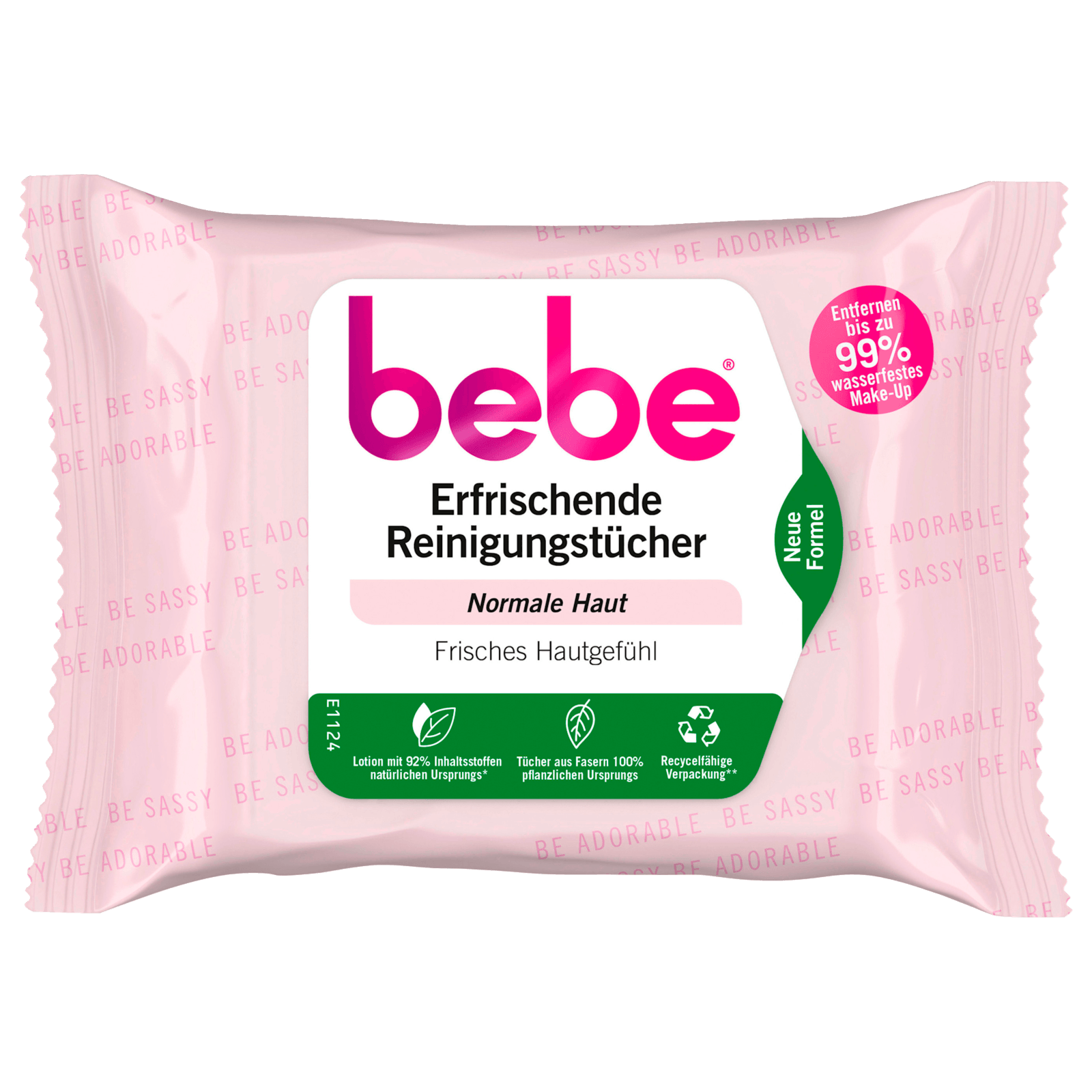 Bebe 5in1 Erfrischende Reinigungstücher 25 Stück