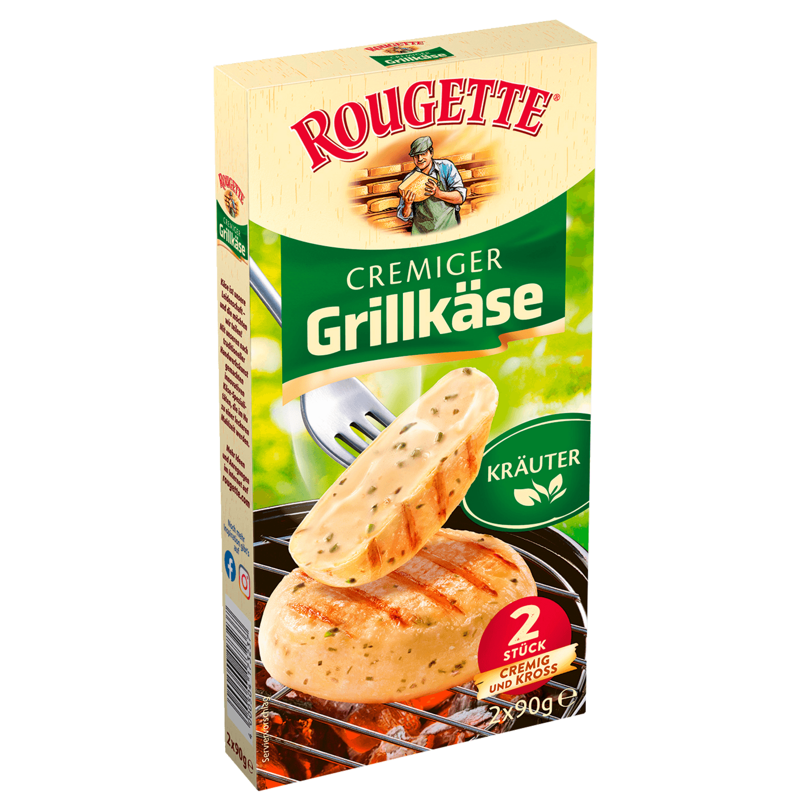 Rougette Grillkäse Kräuter 180g