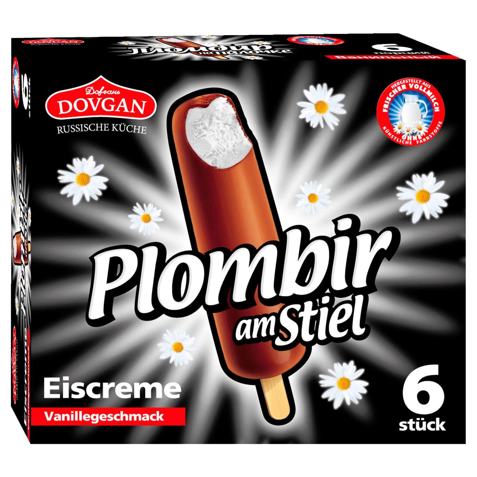 Dovgan Plombir Vanille Eis am Stiel 6x80ml bei REWE online ...