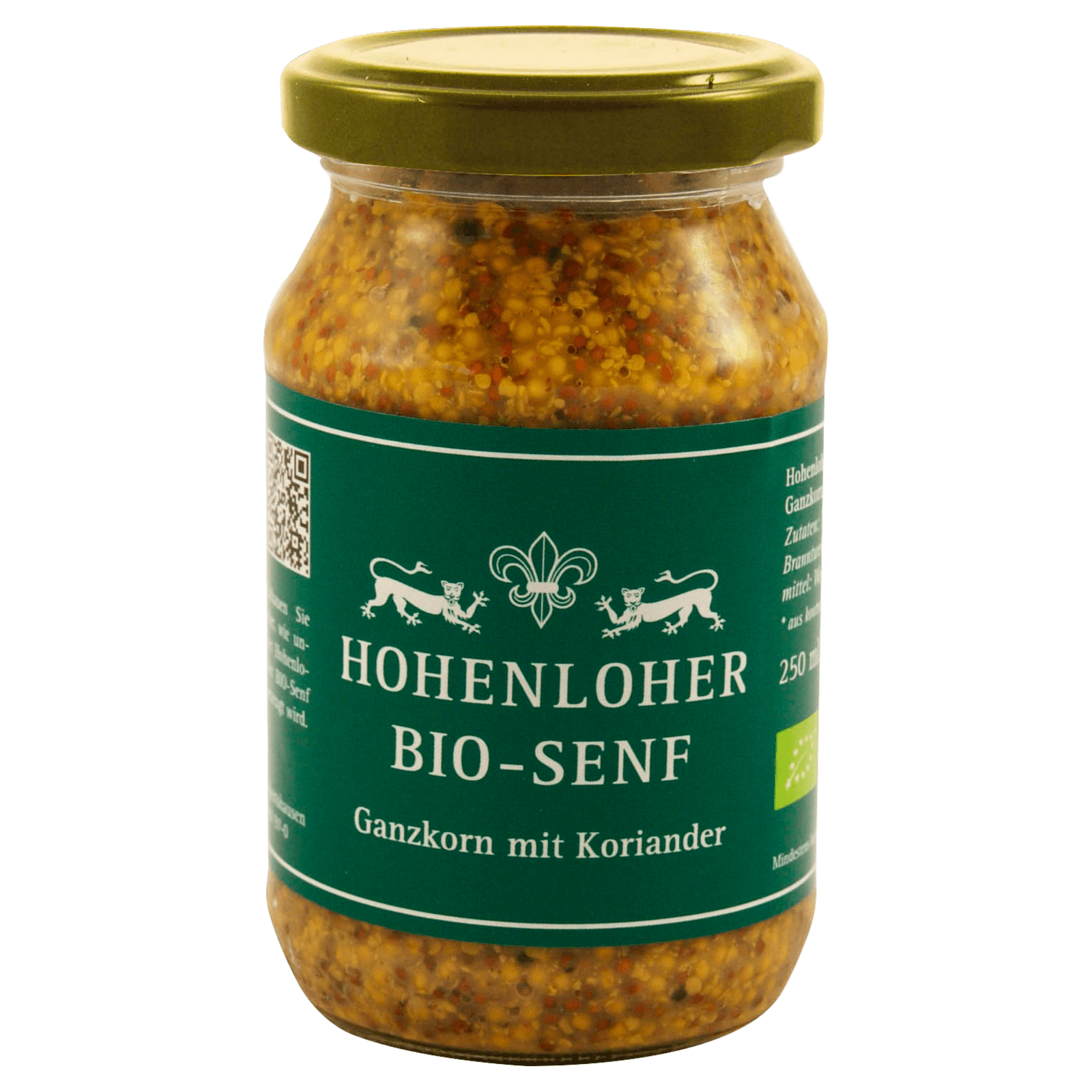 Hohenloher Bio Senf Ganzkorn mit Koriander 250ml bei REWE online bestellen!