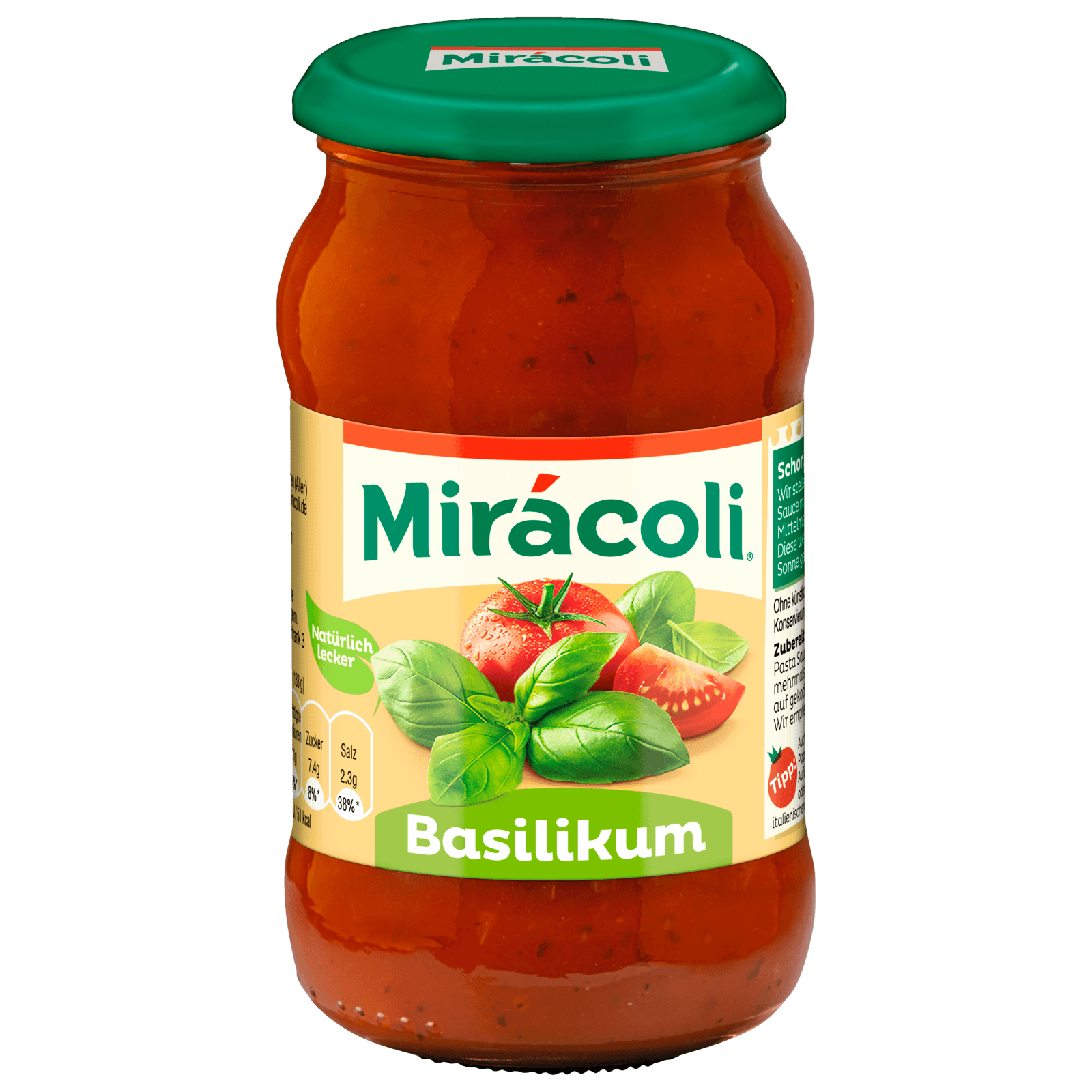 Miracoli Pasta Sauce Tomate Basilikum 400g Bei Rewe Online Bestellen