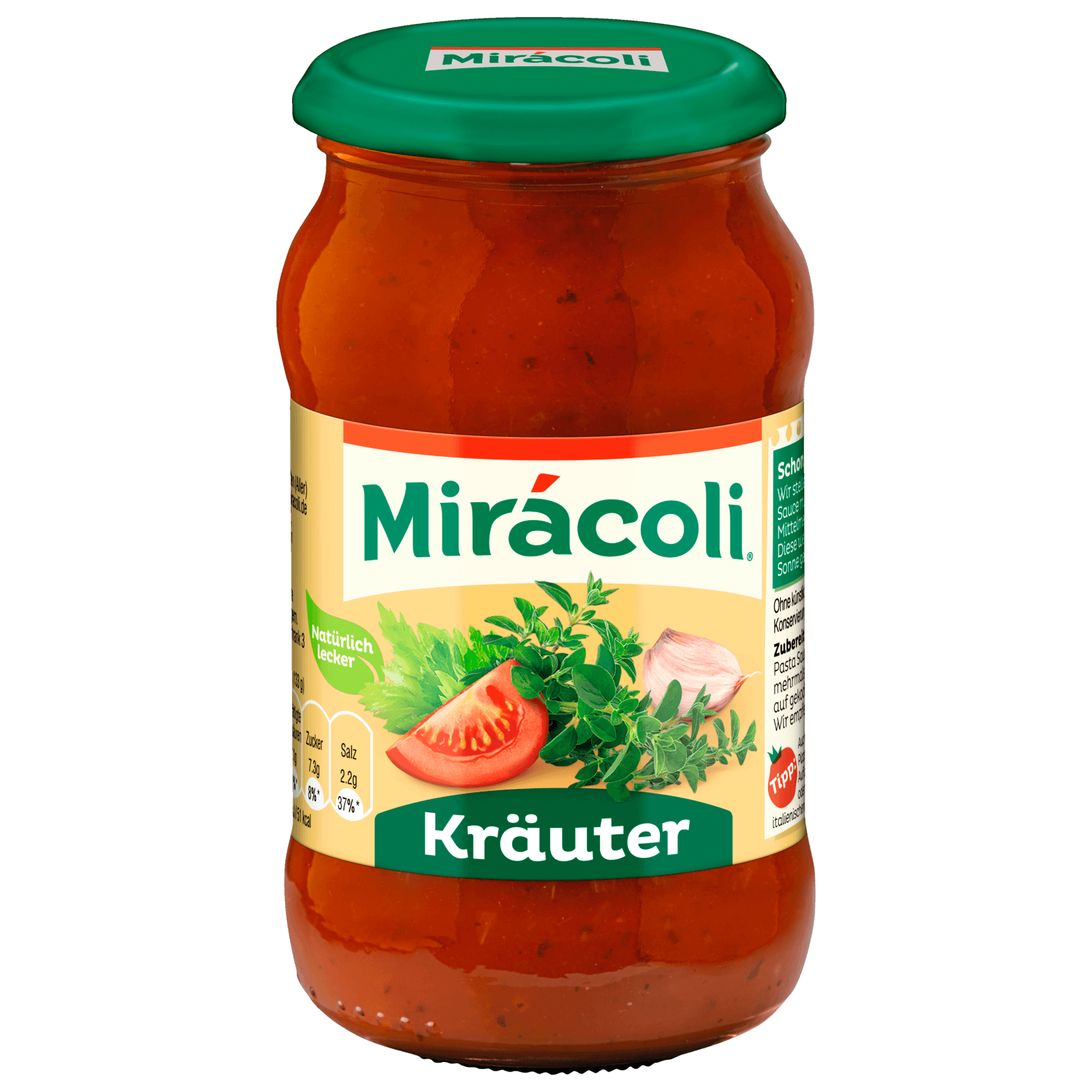 Mirácoli Pasta-Sauce Tomate-Kräuter 400g bei REWE online bestellen!