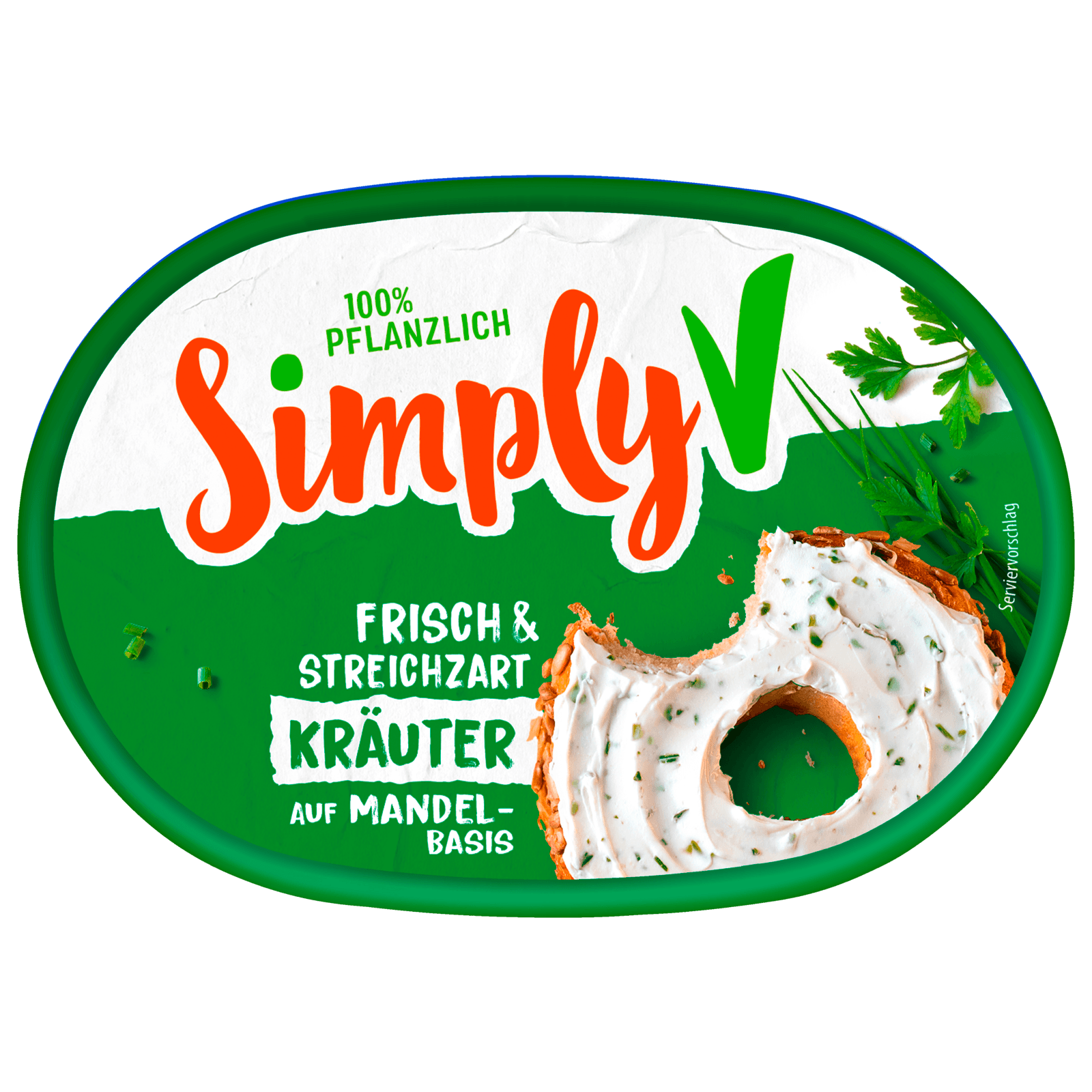 Simply V Streichzart Kräuter vegan 150g