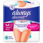 Always Discreet Inkontinenz Pants Plus Größe M 9 Stück