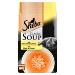 Sheba Classic Soup mit Hühnchenbrustfilets 4x40g