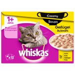 Whiskas 1+ Creamy Soups Geflügel 85g