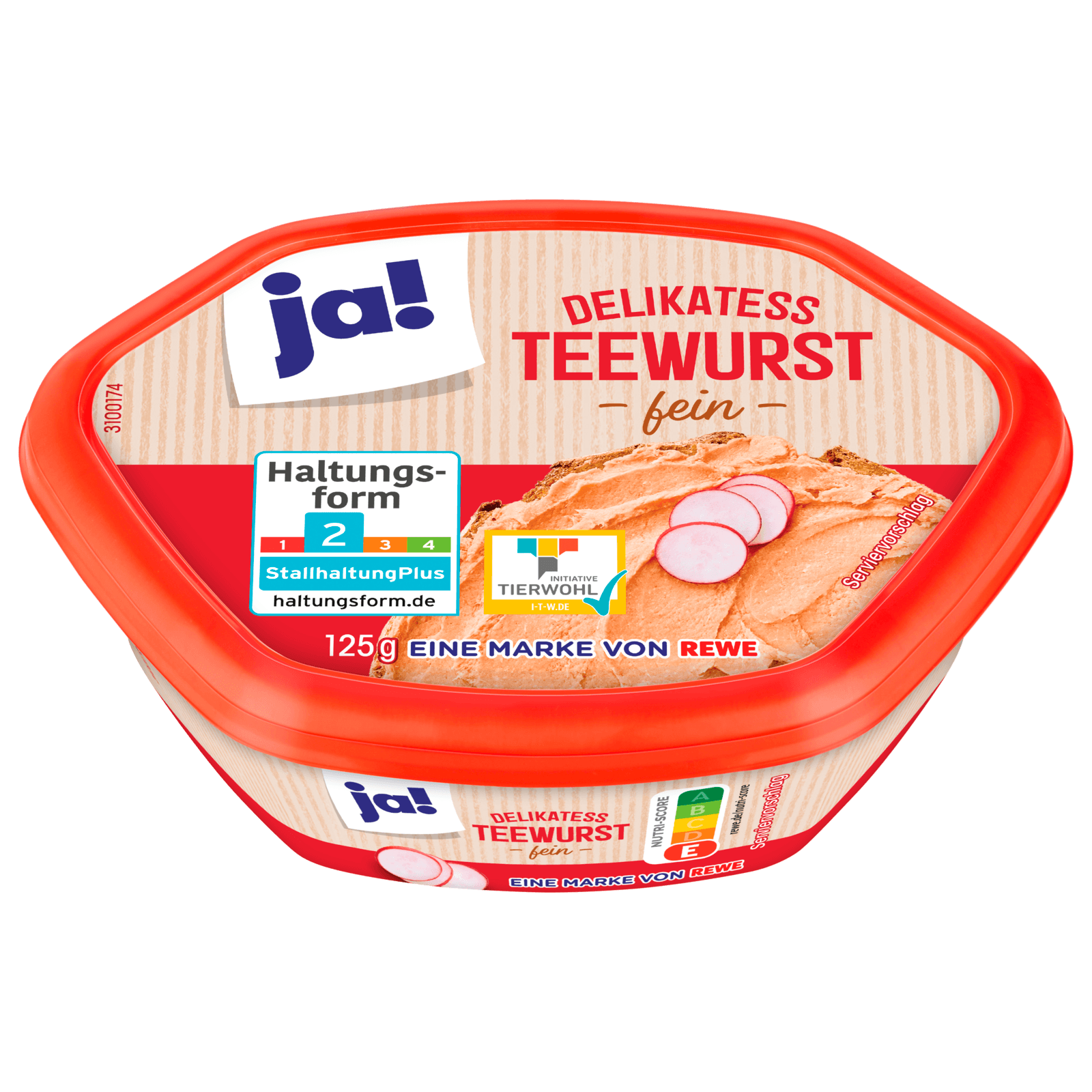 ja! Delikatess Teewurst fein 125g bei REWE online bestellen!
