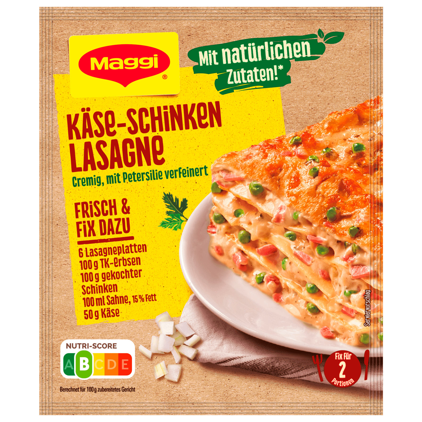 Maggi Fix Käse-Schinken Lasagne 40g