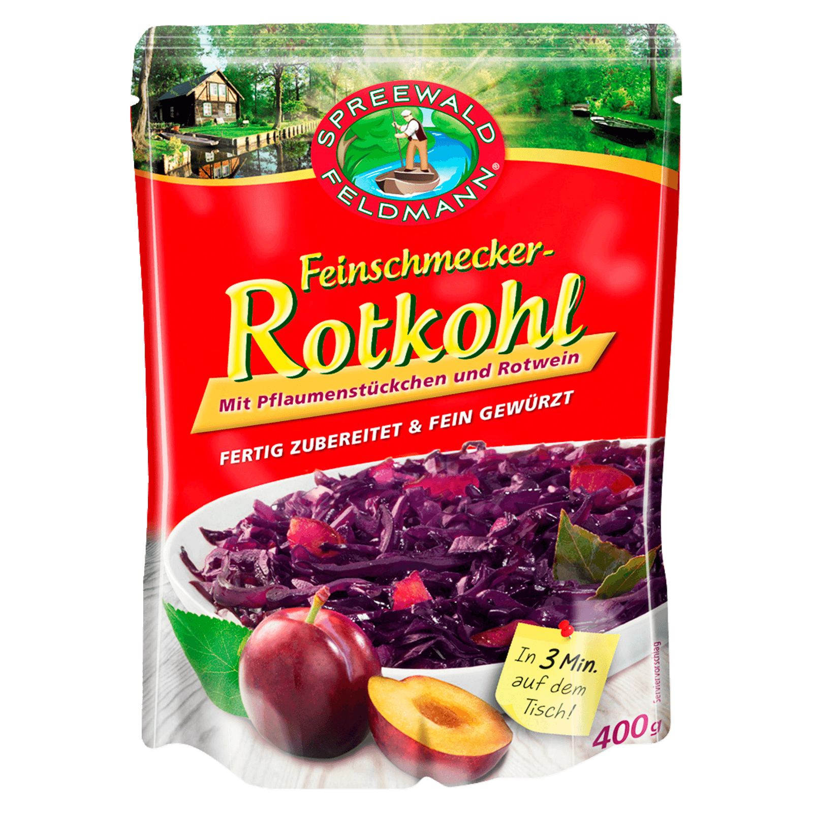 Spreewald-Feldmann Rotkohl mit Pflaumenstückchen 400g bei REWE online  bestellen!