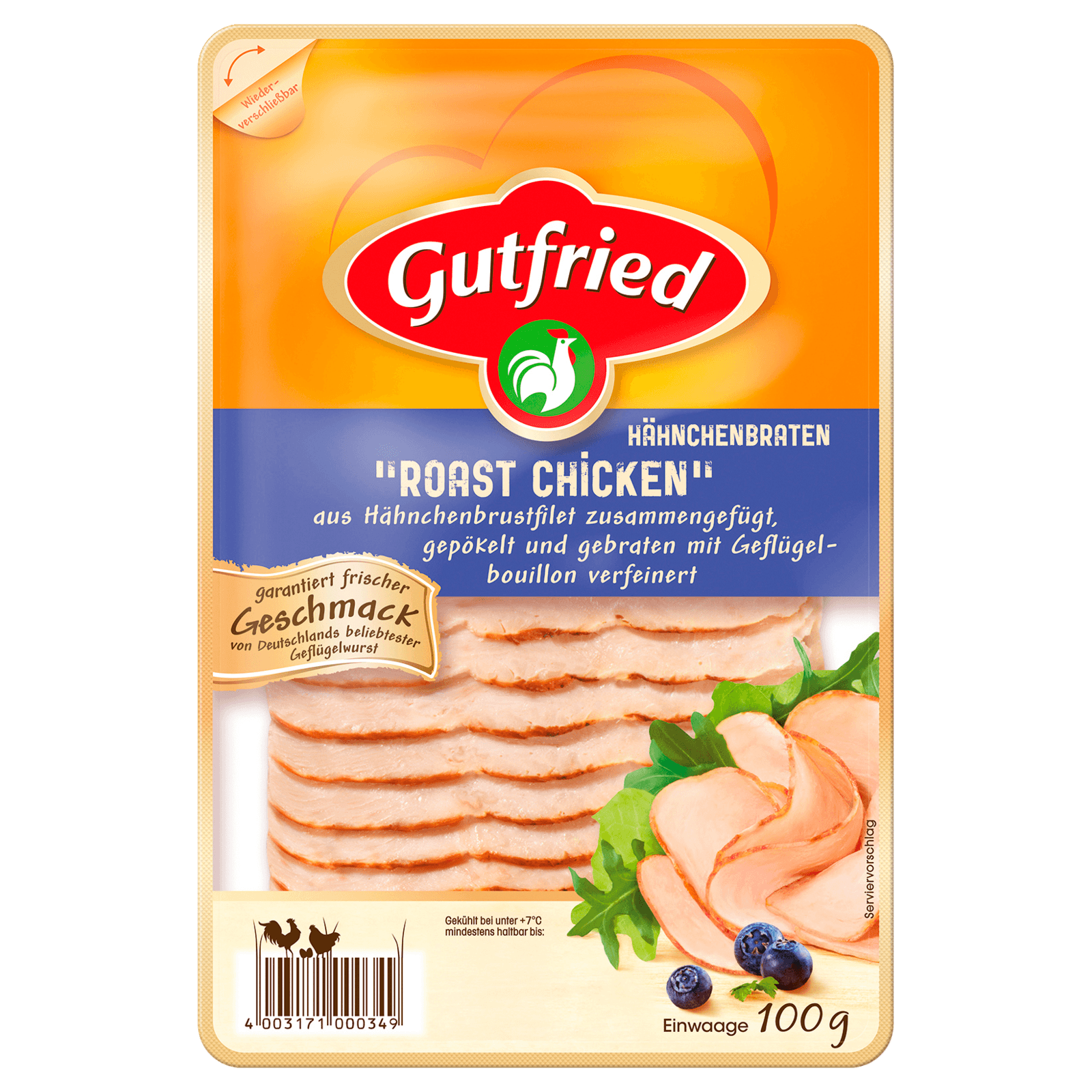 Gutfried Hähnchenbraten Roast Chicken 100g