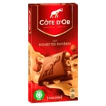 Côte d'Or Schokolade Milchschokolade mit ganzen Haselnüssen 180g