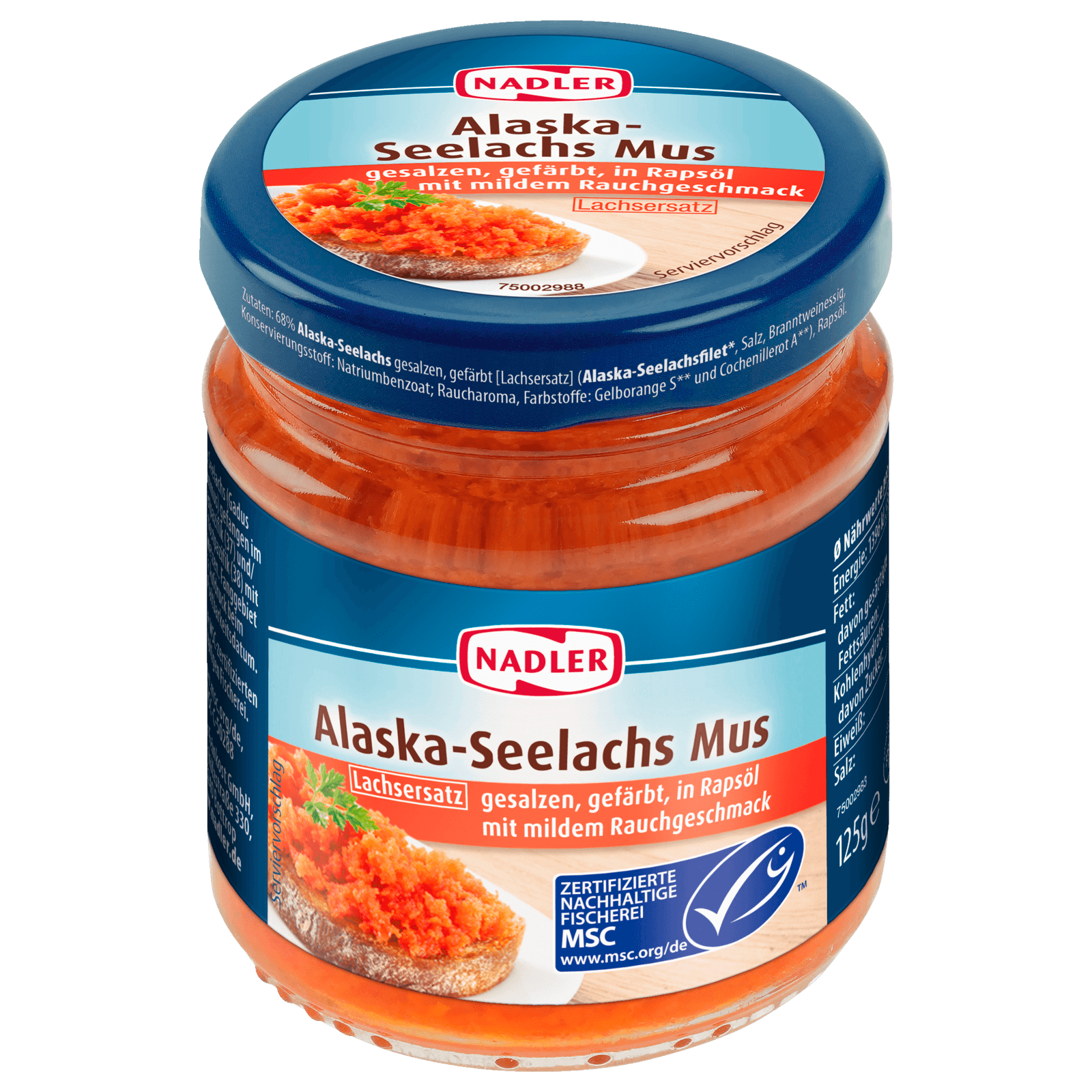 Nadler Alaska Seelachsmus 125g bei REWE online bestellen!