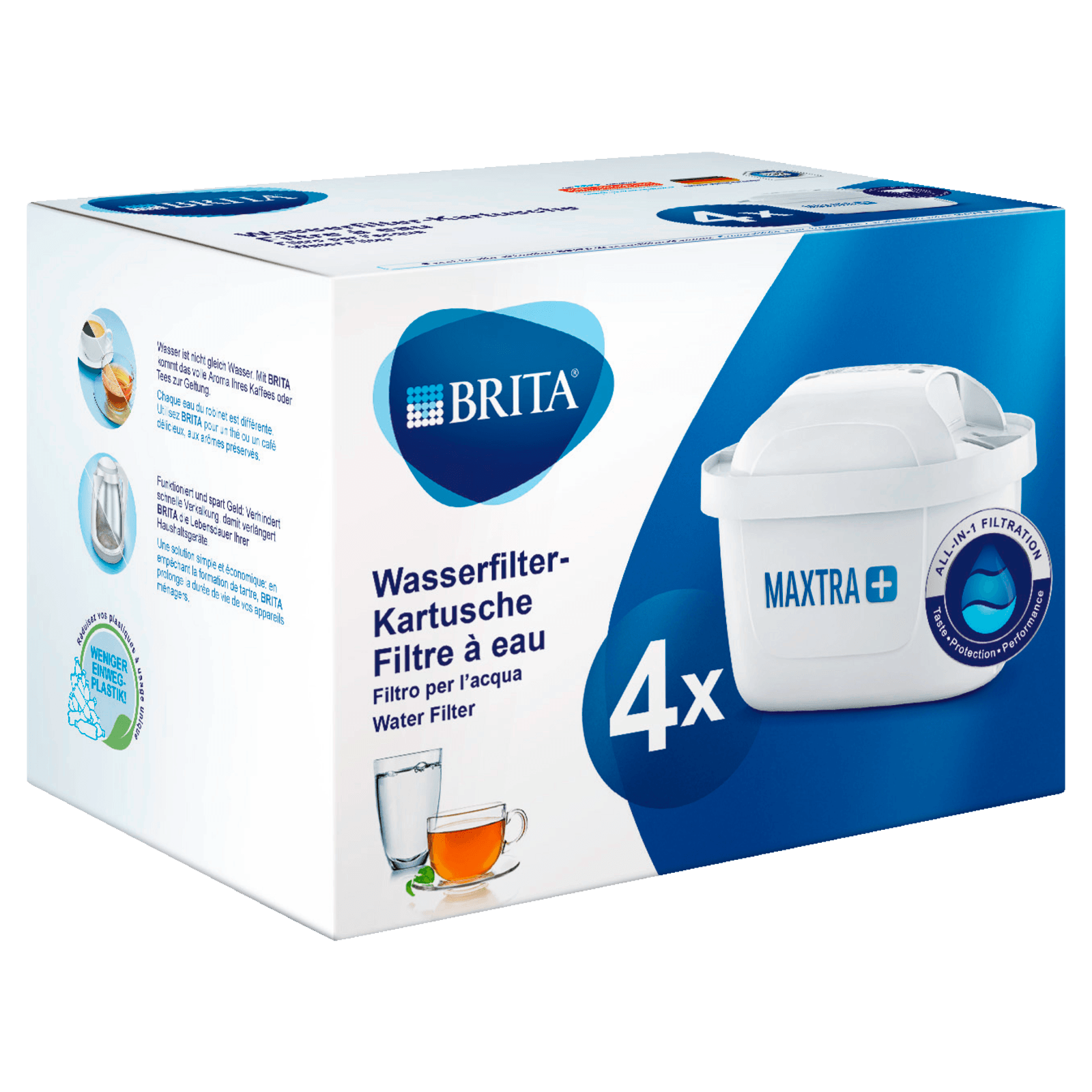 Brita Bundel Marella Cool White + 2 Filtres Maxtra Pro All-In-1 1 Set