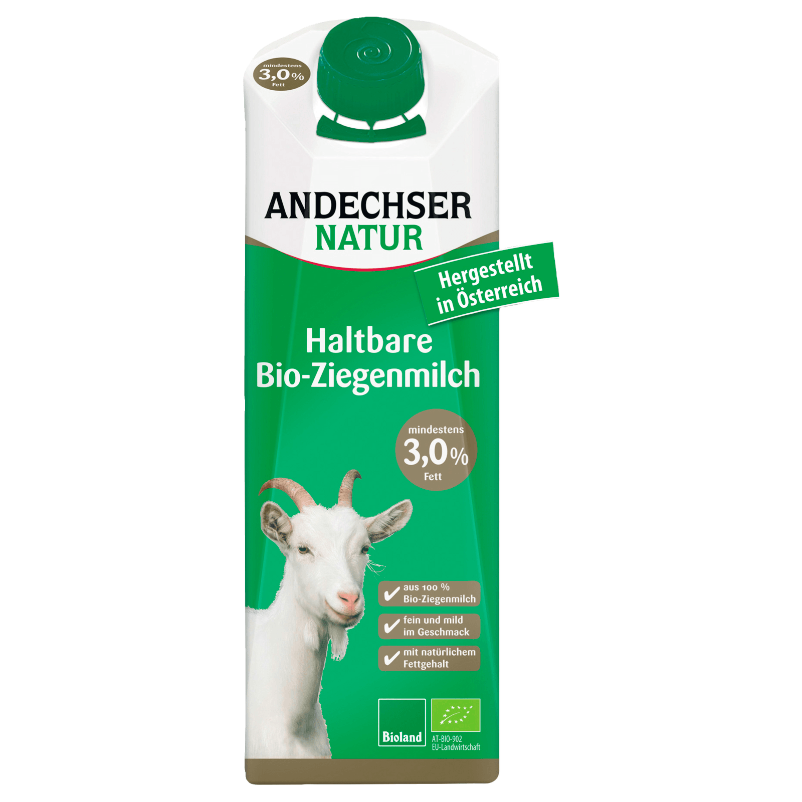 Andechser Bio H-Ziegenmilch 3% 1l