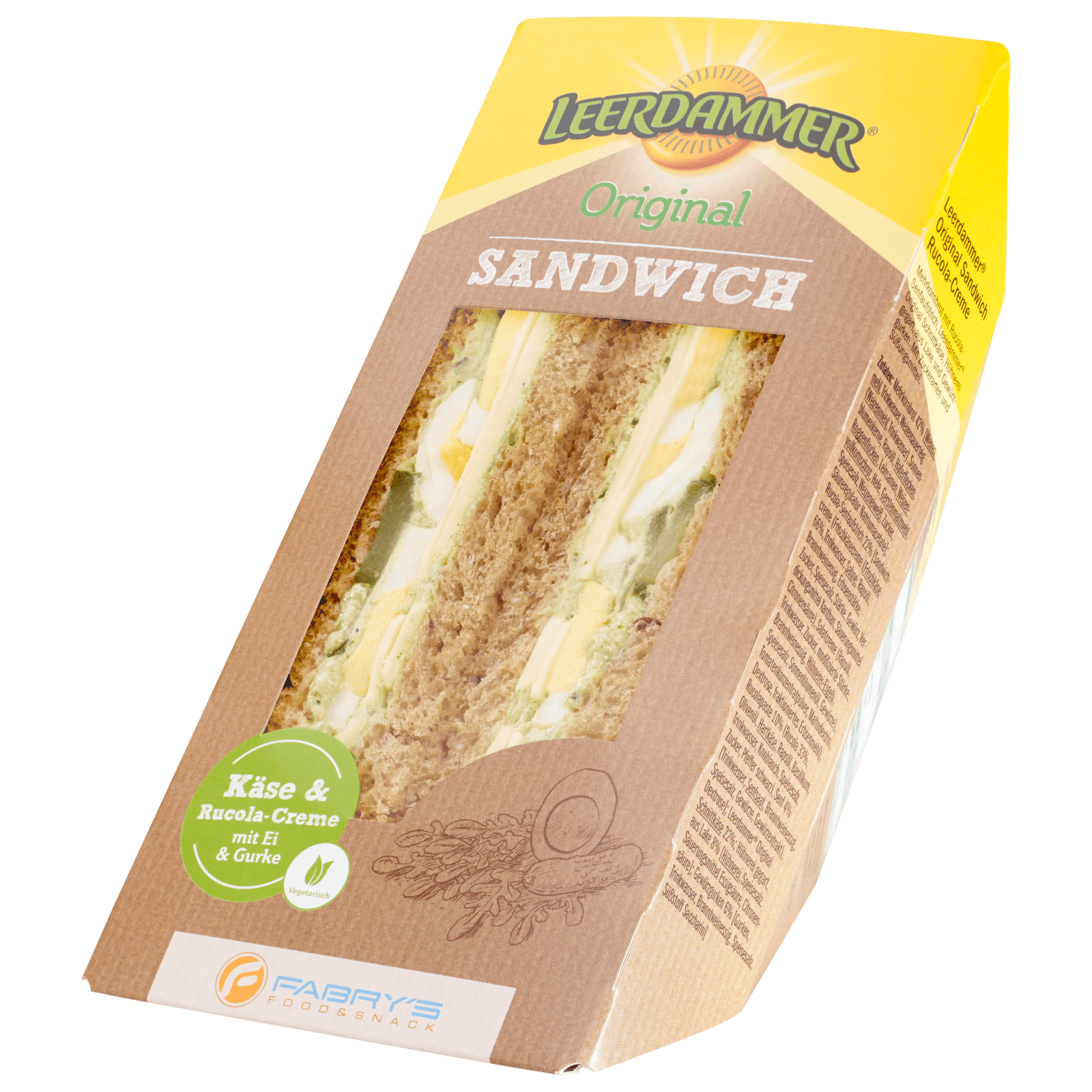 Leerdammer Sandwich Rucola Senf 180g Bei Rewe Online Bestellen