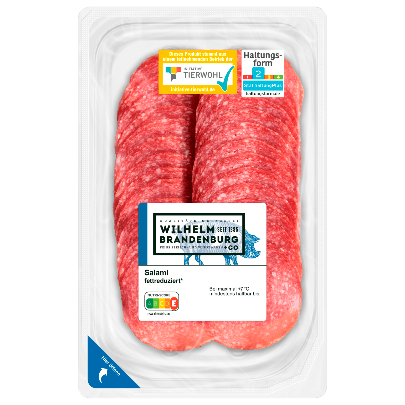 Wilhelm Brandenburg Salami Fettrudiziert 80g Bei Rewe Online Bestellen