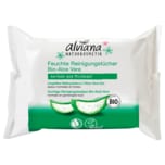 Alviana Feuchte Reinigungstücher Bio-Aloe Vera 25 Stück