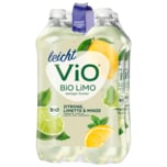 Vio Bio Limo leicht Zitrone-Limette-Minze 4x1l