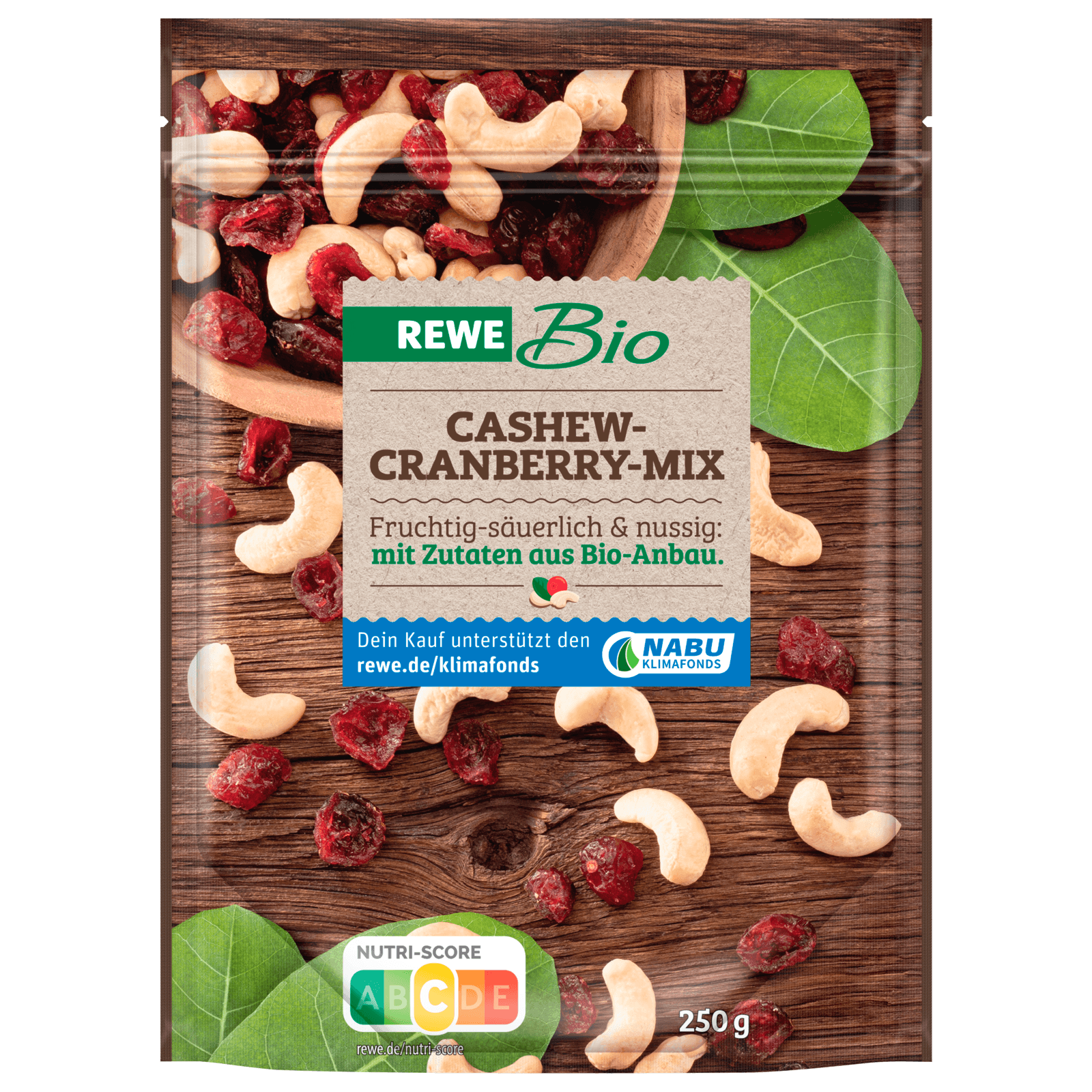 REWE Bio Cashew Cranberry Mix 250g