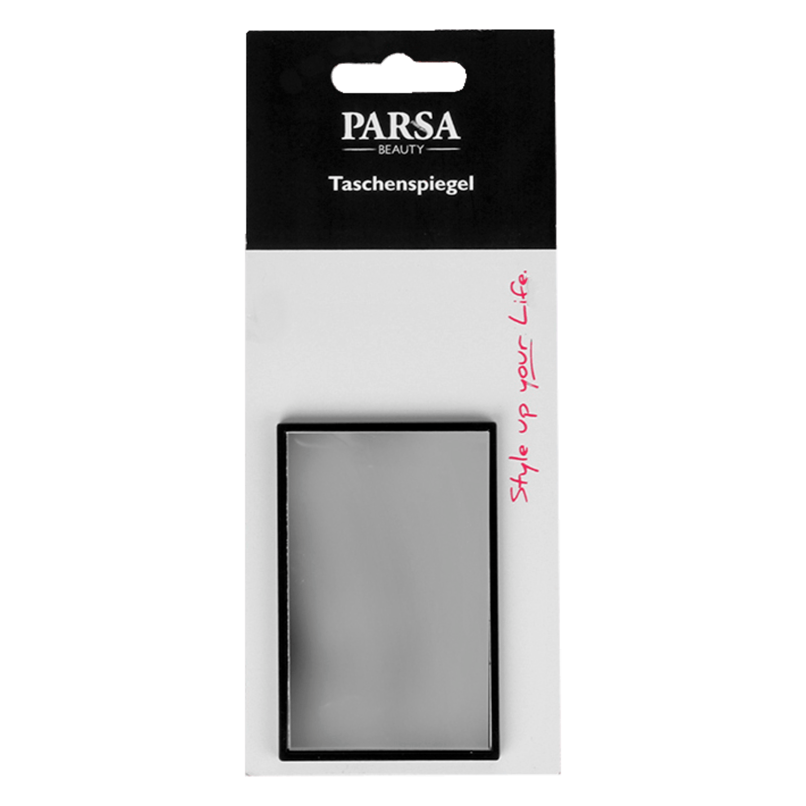Parsa Saugnapf-Spiegel, schwarz, matt 10-fach Vergrösserung 1 Stück
